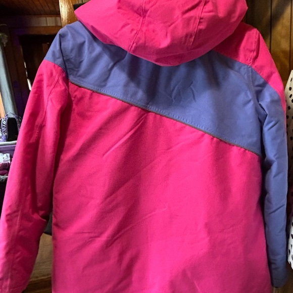 Girls Swiss Tech Winter Jacket Size XL 14/16 Pink - Picture 2 of 3